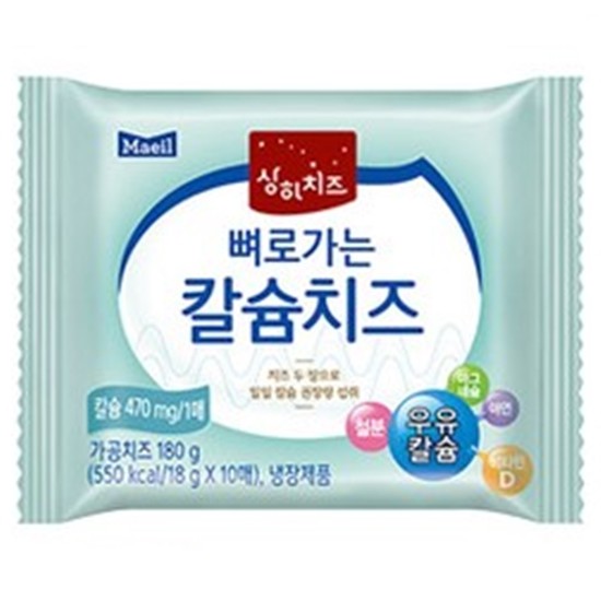 뼈로가는 칼슘치즈 10매입 180g