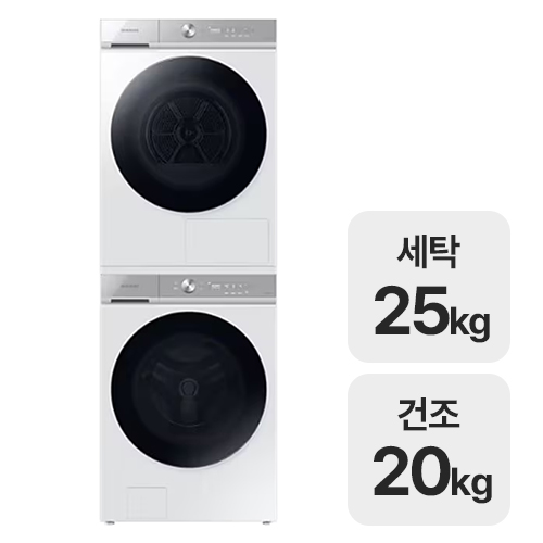 삼성전자 비스포크 AI WF25B9250KW + DV20B9750BW