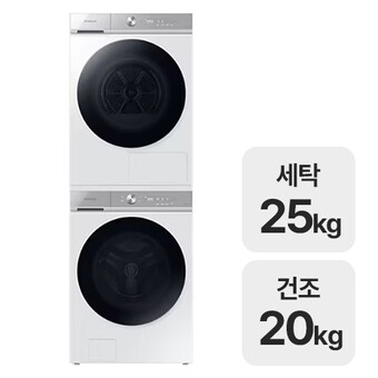 삼성전자 비스포크 AI WF25B9250KW + DV20B9750BW
