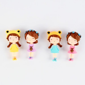 [불명] 미니어쳐 캠퍼스소녀-1개/건축모형 재료 DIY