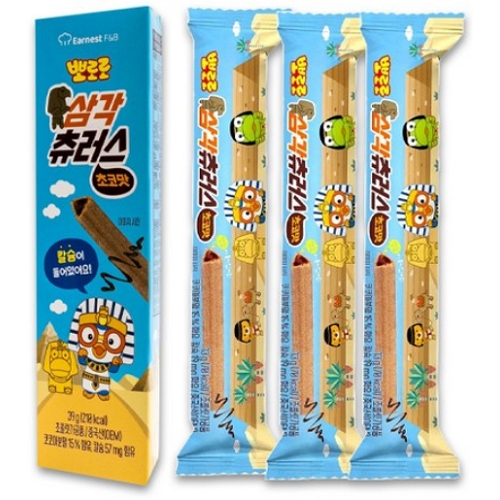 산동시에르지아식품유한회사 뽀로로 삼각츄러스 초코맛 13g