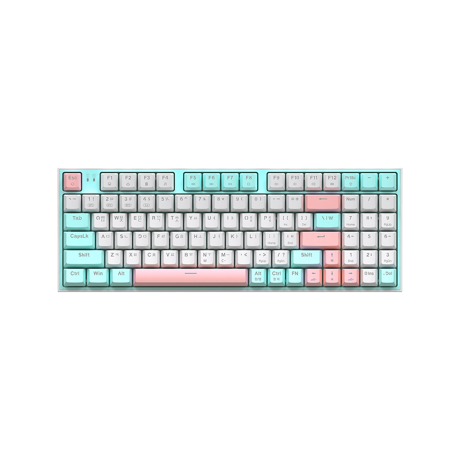 앱코 AN94BT 무선 블루투스 기계식 솜사탕 (갈축)_이미지