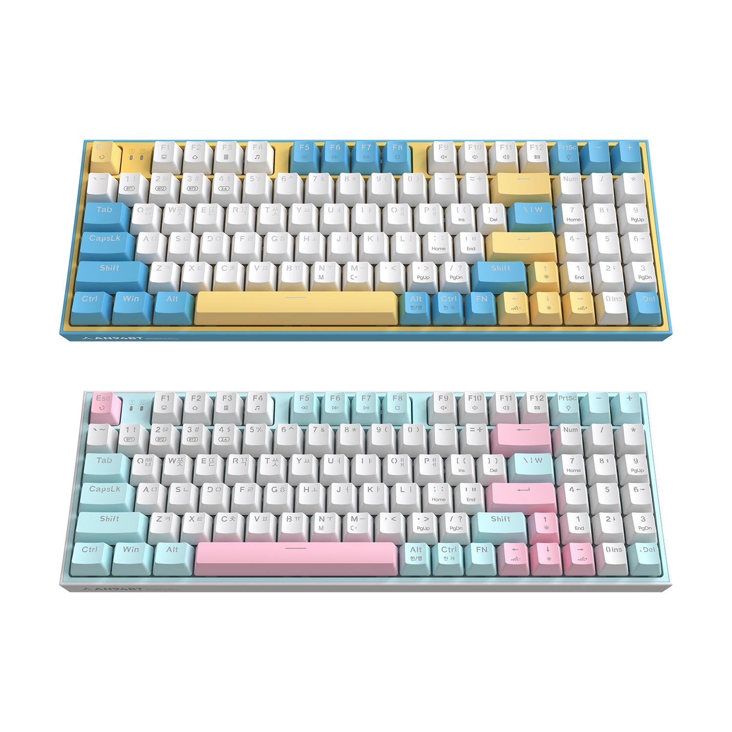 앱코 AN94BT 무선 블루투스 기계식 솜사탕 (갈축)_이미지