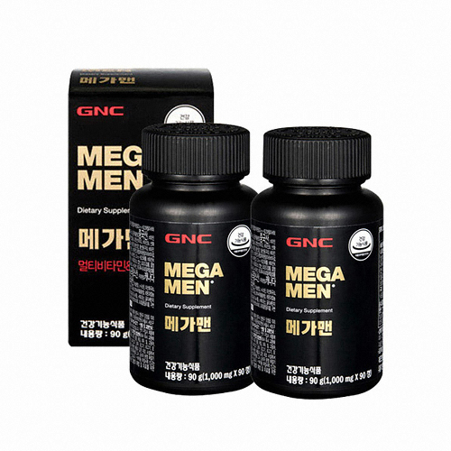 GNC 메가맨 멀티비타민&미네랄 1,000mg 90정 (2개)_이미지