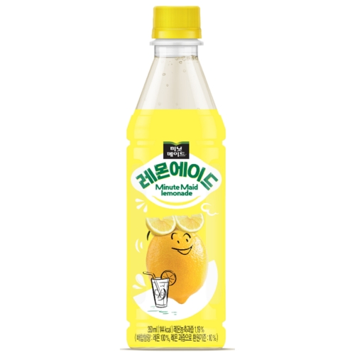 코카콜라음료 미닛메이드 레몬에이드 350ml (12개)_이미지