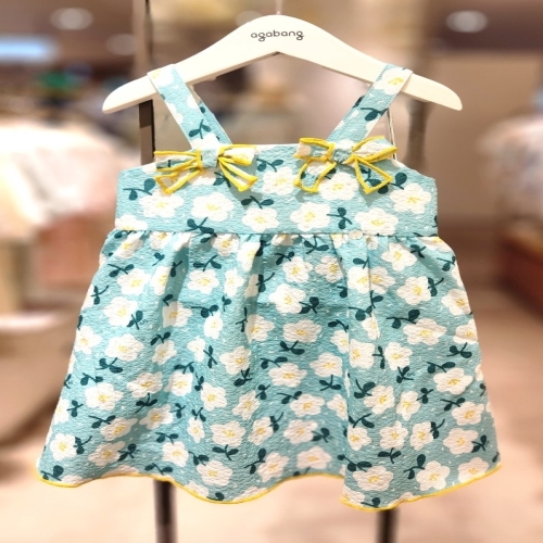 01S354053 하퍼플라워끈나시원피스