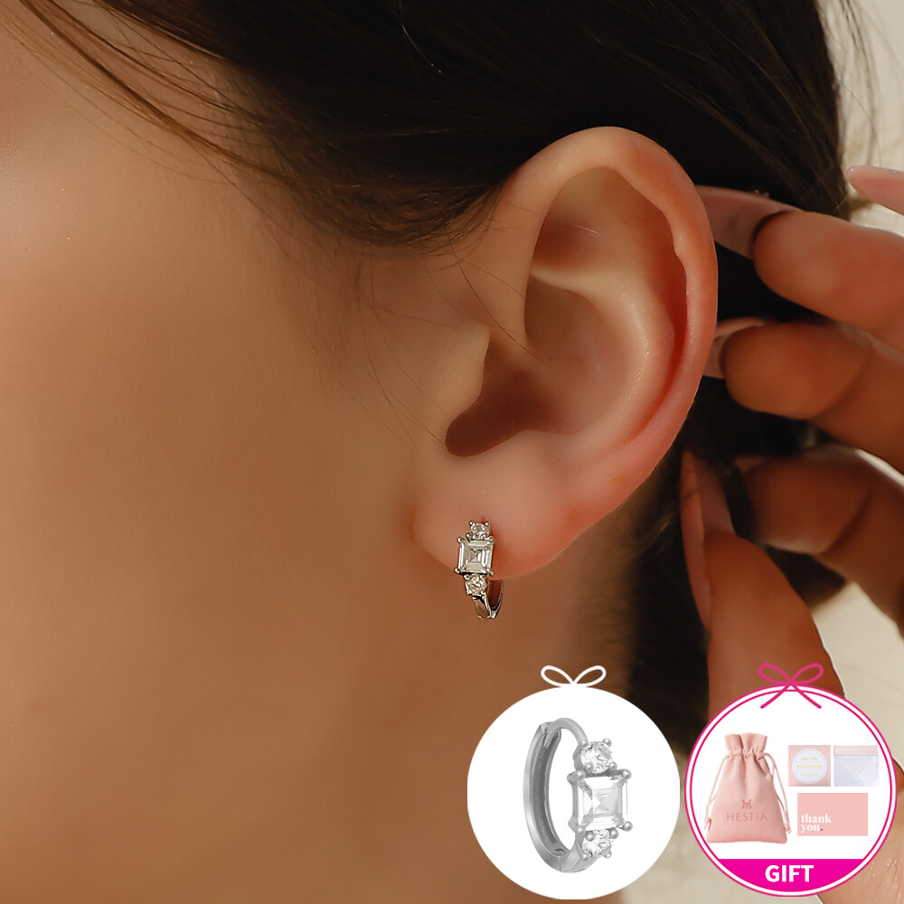헤스티아 전체925실버귀걸이 Mandelina 925 Silver Earring MKDO-70428 MKDO-70428_이미지