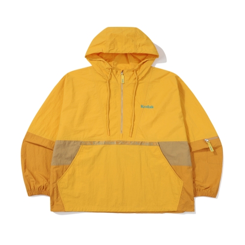 씨너리 컬러블록 아노락 자켓 YELLOW 294432
