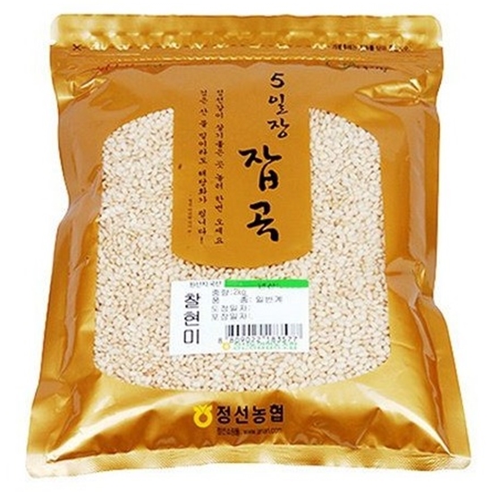 정선농협 5일장잡곡 현미찹쌀 2kg (1개)_이미지