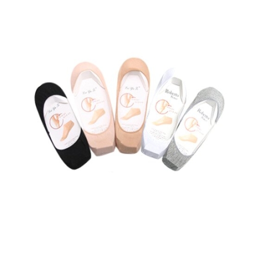 서울양말 여성 베이직 실리콘 면 덧신_이미지