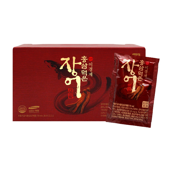 코스맥스바이오 래오이경제 래오 이경제 홍삼먹은 장어 진액 70ml 30포 (1개)_이미지