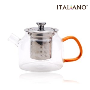  이탈리아노 티주전자 600ml 직화가능 내열유리 티팟 SY-600 SY-600