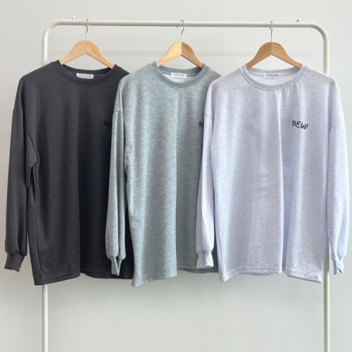 나야홍 빅사이즈티 V384L510 먀우캣오버핏유넥티셔츠 SE