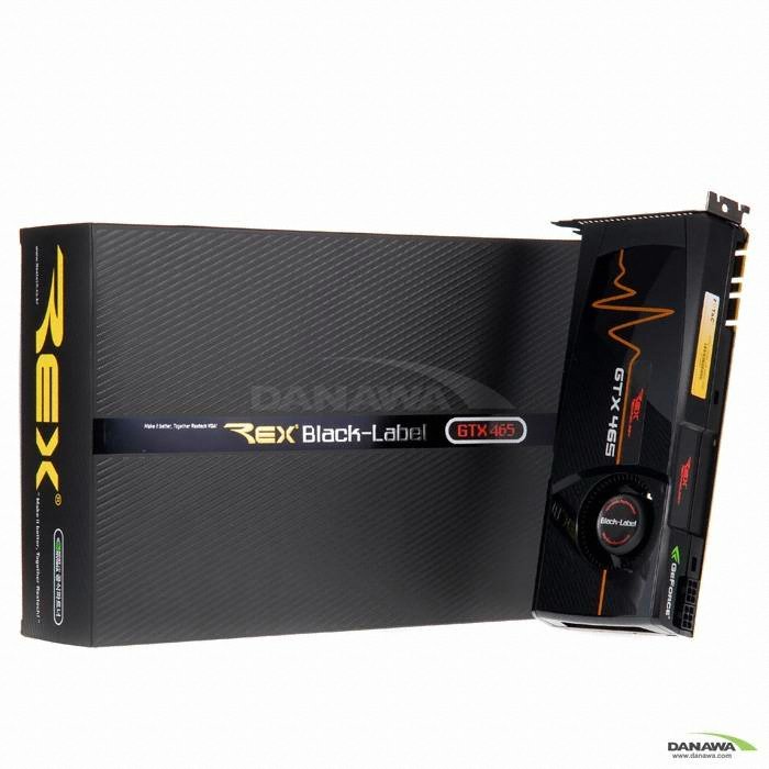 Rextech 블랙라벨 지포스 GTX465 D5 1GB_이미지