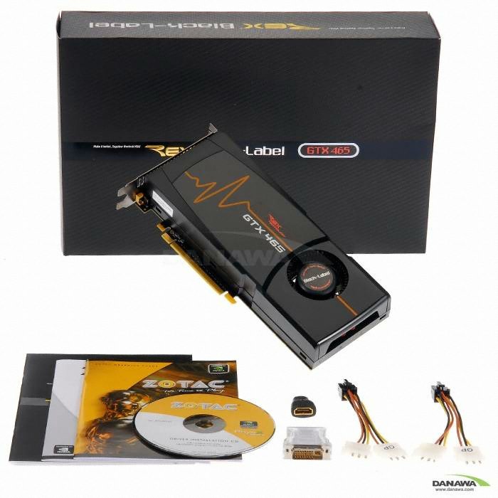 Rextech 블랙라벨 지포스 GTX465 D5 1GB_이미지