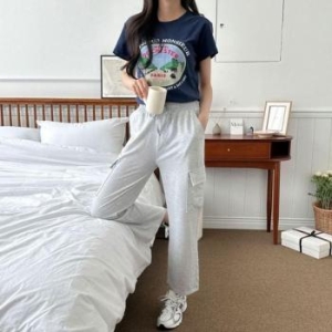 ONM 남성 카고팬츠 여름용 작업 유틸리티 바지 37293357