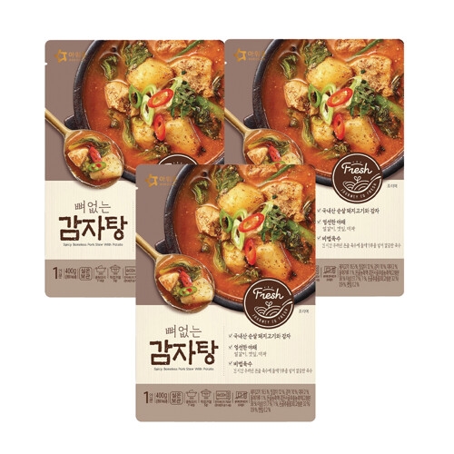 아워홈 뼈없는 감자탕 400g (3개)_이미지