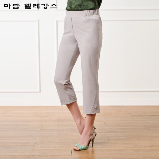 네오킴 마담엘레강스 해피 썸머 D링장식 포인트 7부 팬츠 K242SL06