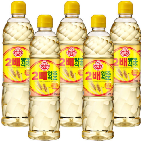 오뚜기 2배 양조식초 900ml (5개)_이미지