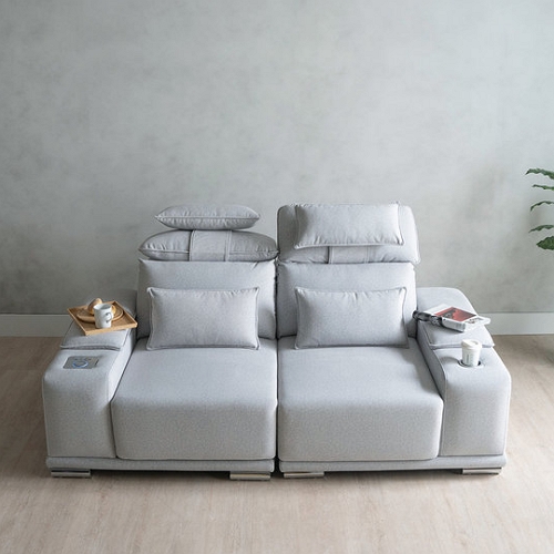 에보니아 루엔 고급형 모션 슬라이딩 패브릭 소파 3인용 (일반형)_이미지