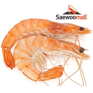 구이용 화이트새우 500g 20-22마리 캠핑 소금구이