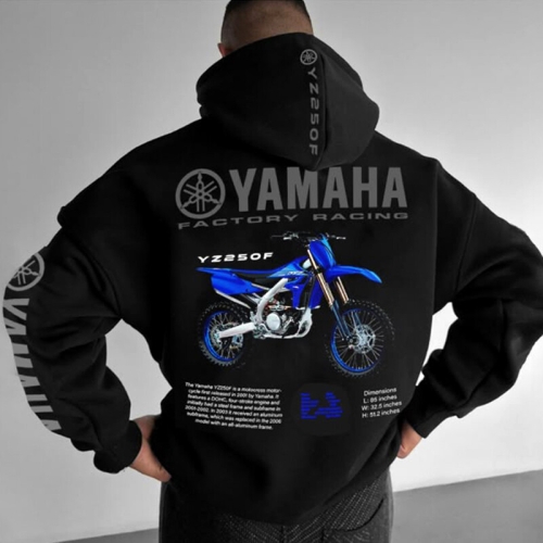 빅 야마하 YZ250F 오토바이 후드티 S-3XL 바이크 레이싱 옷 모터사이클 라이딩 티셔츠