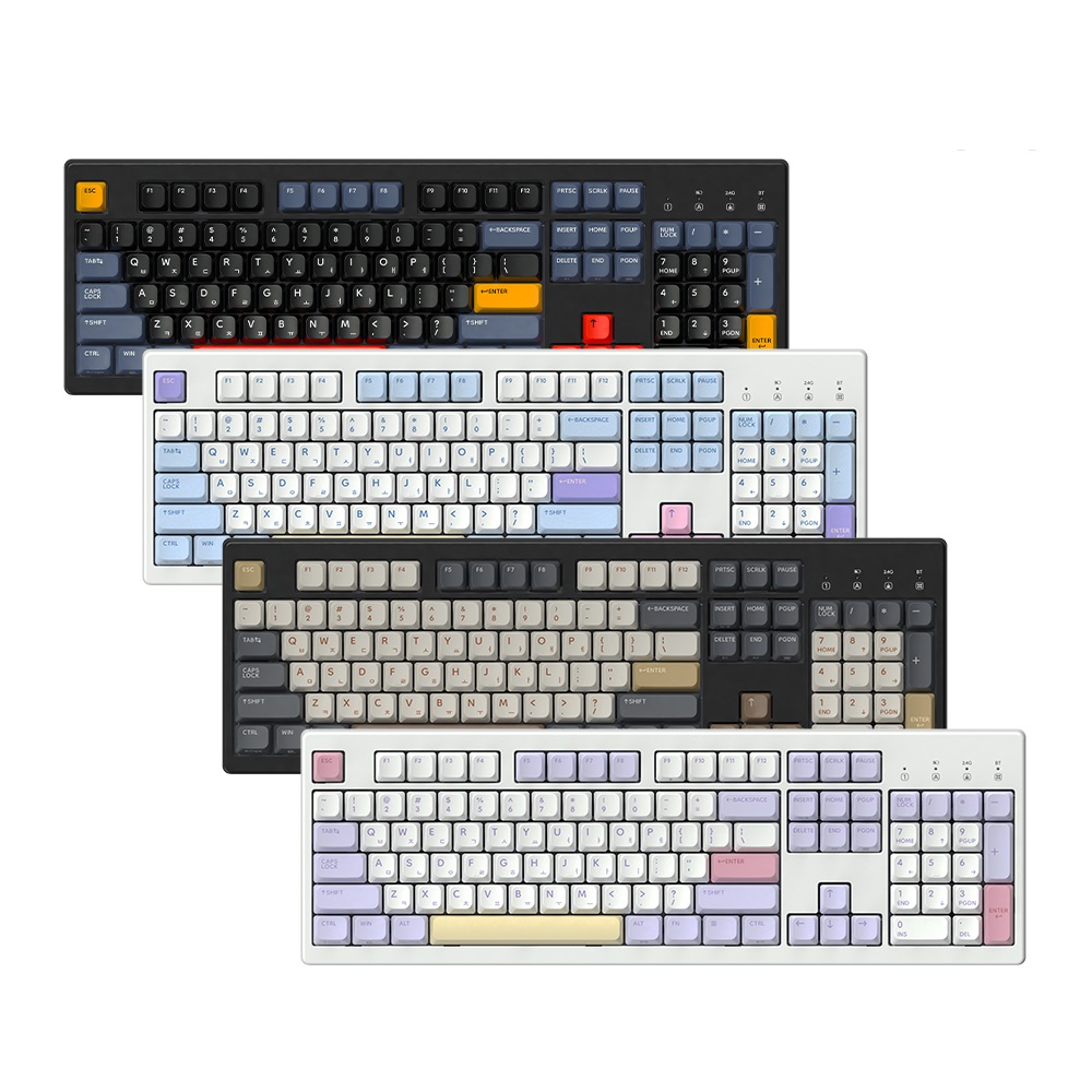 한성컴퓨터 TFG Cloud CF 유무선 기계식 비너스네이비 (딥블루 뽀송)_이미지