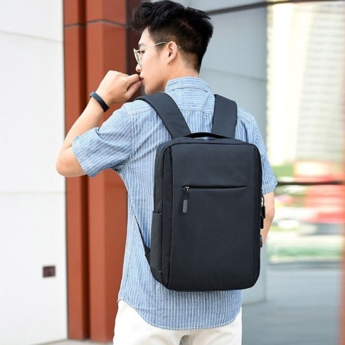 남성 2컬러 노트북가방 회사원 출근 USB 백팩 WFG5AIK_이미지