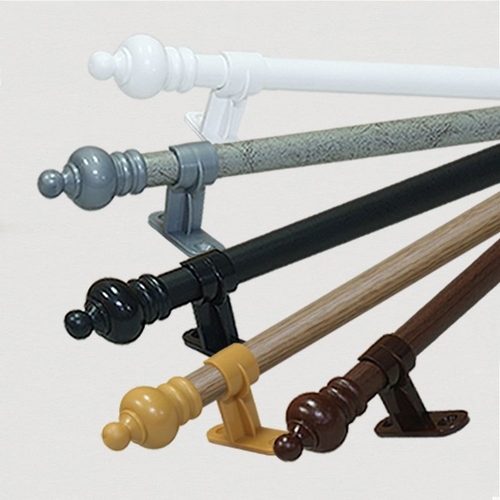 샤이닝홈 소이지 다리아 3단 커튼봉 15mm (200~360cm)_이미지