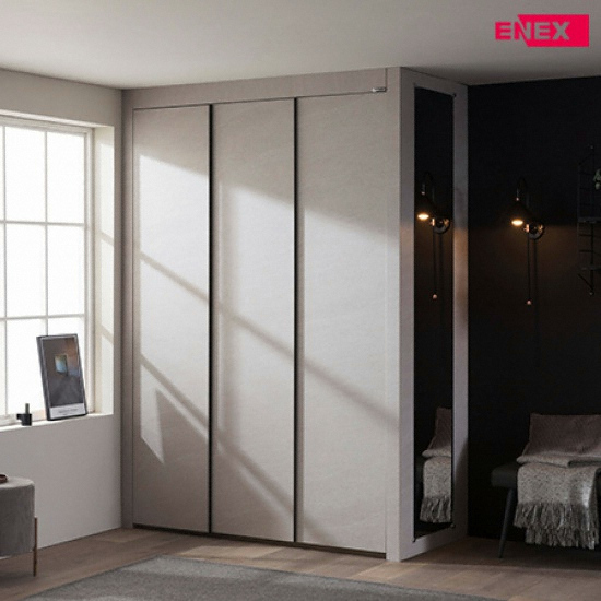 에넥스 ENNEE 샌드 거울 작은방 붙박이장(170cm)