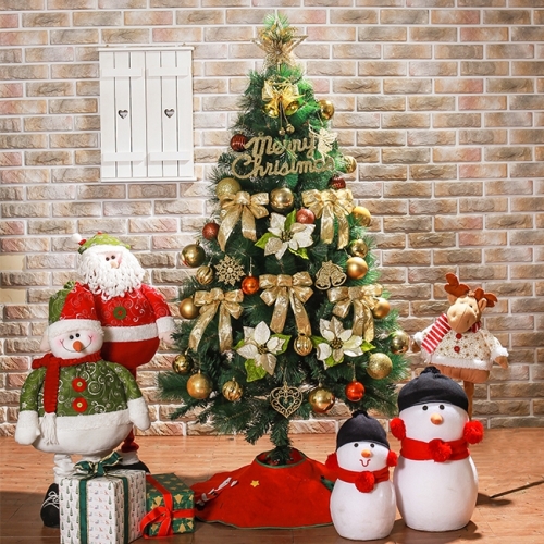 트리 카니발 골드&레드 리얼솔잎 풀세트 (150cm)