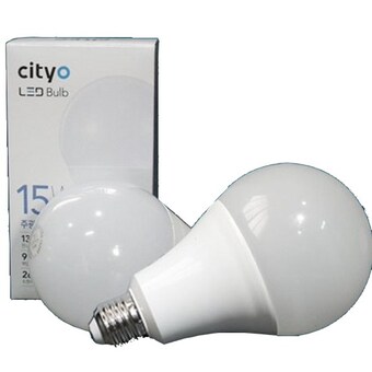 씨티오 <b>LED</b> 벌브<b>전구</b> 주광색 15W