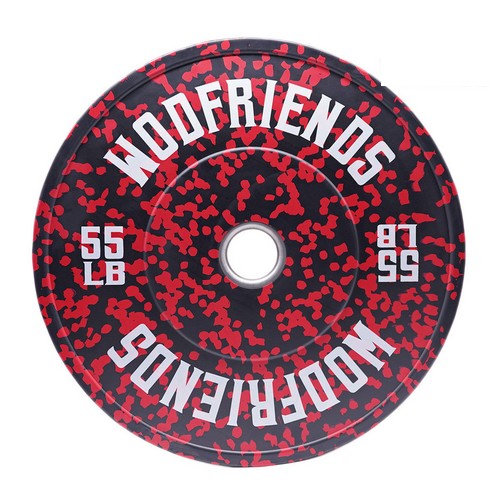 와드프렌즈 범퍼 컬러 플렉 중량 원판 (55LB, 2개)_이미지
