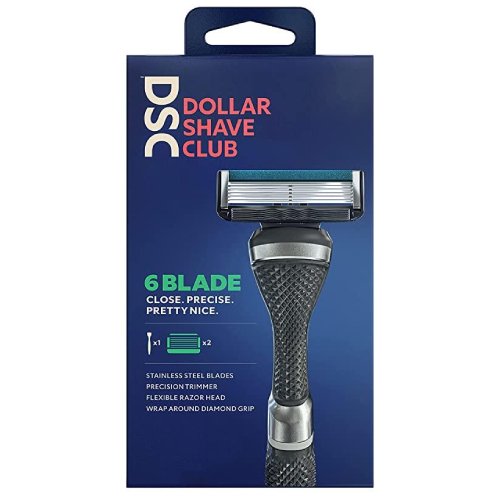 Dollar Shave Club 6중날 (해외구매, 면도기1개+날1개)