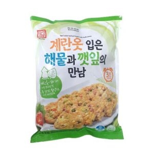 한성기업 계란옷 입은 해물 깻잎 만남 1kg (1개)_이미지