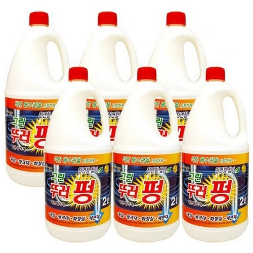 버블윅 그린 뚜러뻥 2L (6개)