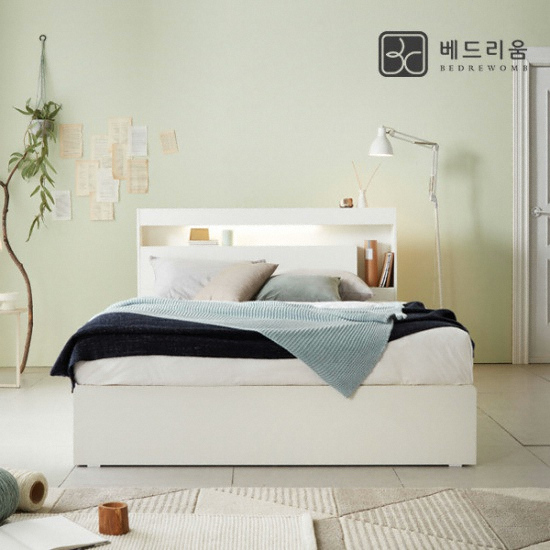 베드리움 더 스마트 무선 충전 LED침대 SS (매트별도)_이미지