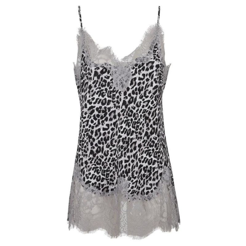 Other B 호크 긴팔 티셔츠 GH1029 F60 MOCCA LEOPARD Leopardato marrone 관부