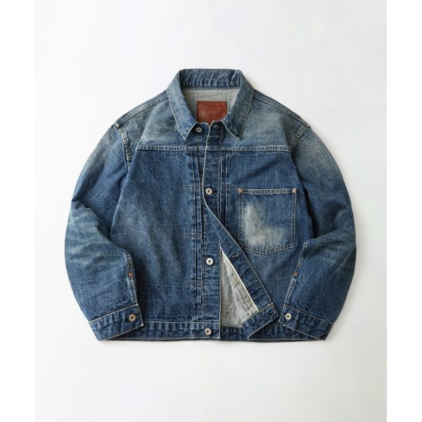 W.W. II SELVEDGE DENIM 1ST JACKET MEDIUM BLUE 440012