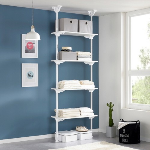 엘리시아 이지온 드레스룸 고급원목선반 행거 EO-204M