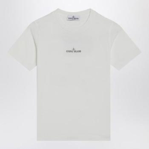 ������Ϸ��� White T shirt with logo print 2100010-DS0261/XL_STONE-V0099_621-2 Be..
