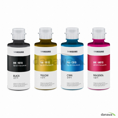 삼성전자 벌크 INK-K610, INK-C610, INK-M610, INK-Y610 4색 세트 (유통기간경과)