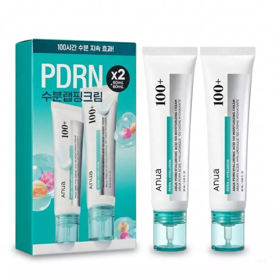 아누아 PDRN 히알루론산 100 수분 크림 60ml (2개)_이미지