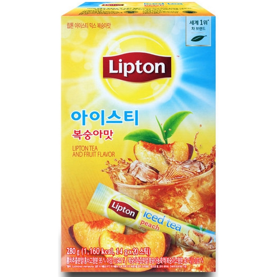 유니레버 립톤 아이스티 믹스 복숭아맛 20T (5개)_이미지