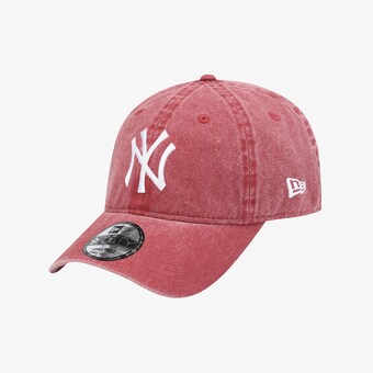 <b>뉴</b><b>에라</b> MLB 뉴욕 양키스 피그먼트 워싱 시리즈 언스트럭쳐 볼캡 레드 15411744