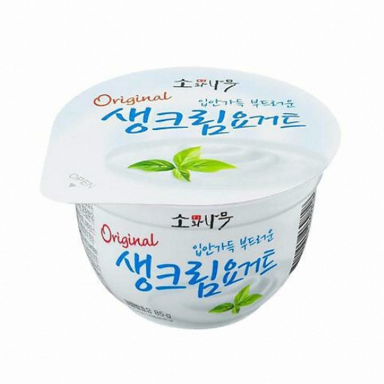 동원F&B 소와나무 생크림 요거트 85g (32개)_이미지