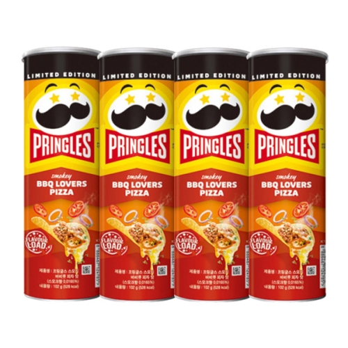 프링글스 스모키 바비큐 피자맛 102g
