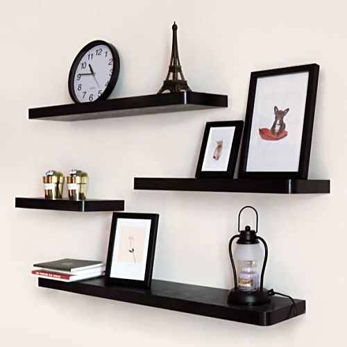 우진글로벌 아이비 무지주 벽선반 (40cm(가로))_이미지