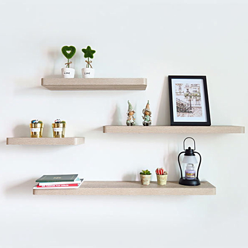 우진글로벌 아이비 무지주 벽선반 (40cm(가로))_이미지