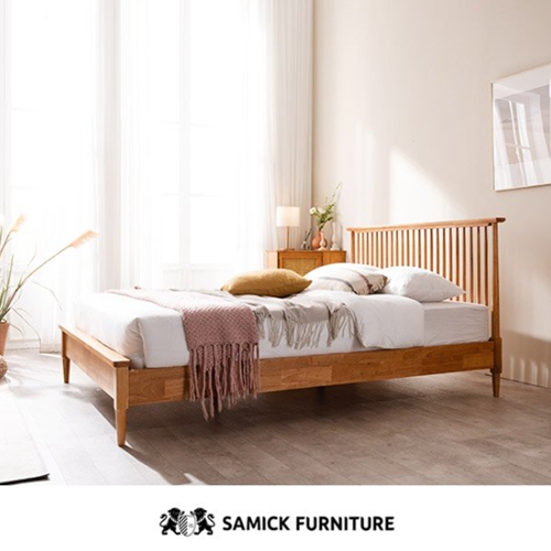 삼익가구 비버 원목 침대 SS (매트별도)_이미지
